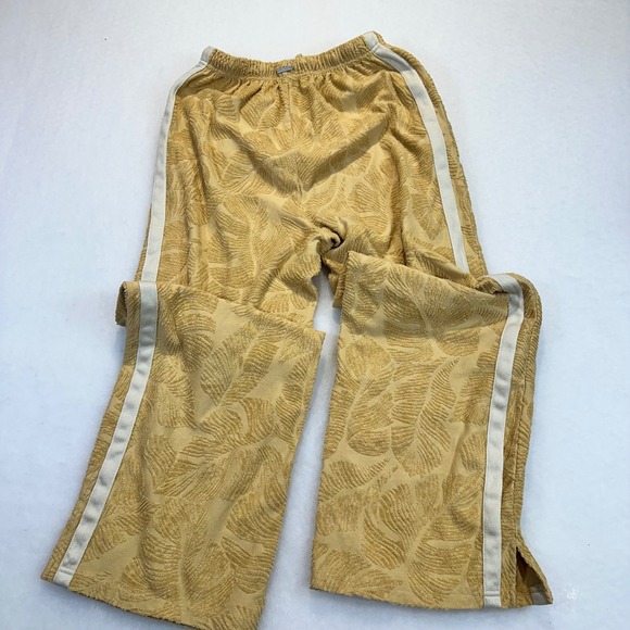 Billabong Essentials Womens Yellow Leaf Jacquard Terry Lounge Set Small - Picture 8 of 16